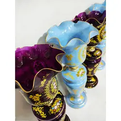 شمعدان چراغ نفتی کریمخانی ارتفاع 64 سانتی متر