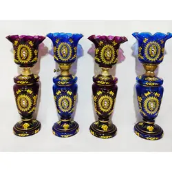 شمعدان چراغ نفتی کریمخانی ارتفاع 64 سانتی متر