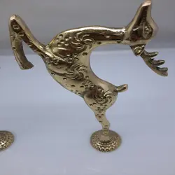 مجسمه دکوری گوزن برنز