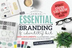 دانلود مجموعه کیت برندینگ برای فتوشاپ Essential branding kit for Photoshop