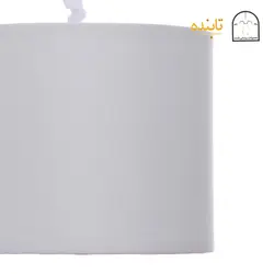 لوستر تابنده مدل ارکیده طرح استوانه ای (سفید)
