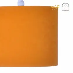 لوستر تابنده مدل ارکیده طرح استوانه ای | نارنجی کم رنگ