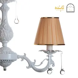 لوستر فلزی پیچک - 3 شاخه RCN زه طلایی