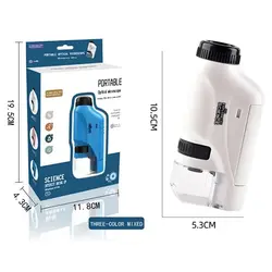 میکروسکوپ دستی (جیبی) 120X - موسسه طبیعت آسمان شب | فروشگاه تلسکوپ دوچشمی میکروسکوپ