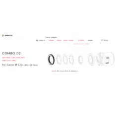 آداپتور اتصال QHY مدل600C/128C/410C/367C/268C/247C/168C مدل COMBO D2 - موسسه طبیعت آسمان شب | فروشگاه تلسکوپ دوچشمی میکروسکوپ