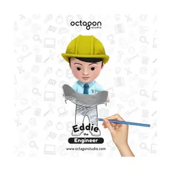 کتاب رنگ‌آمیزی چهاربعدی مشاغل اکتاگون - موسسه طبیعت آسمان شب | فروشگاه تلسکوپ دوچشمی میکروسکوپ