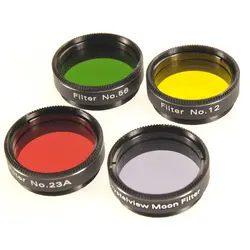 مجموعه 4 عددی فیلترهای ماه و سیارات اسکای‌واچر - موسسه طبیعت آسمان شب | فروشگاه تلسکوپ دوچشمی میکروسکوپ