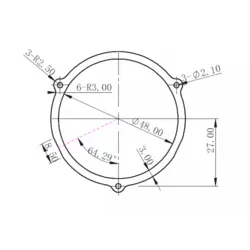 حلقه‌های اتصال برای چرخ فيلتر دو اينچ زد دبليو او ZWO - موسسه طبیعت آسمان شب | فروشگاه تلسکوپ دوچشمی میکروسکوپ