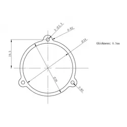 حلقه‌های اتصال برای چرخ فيلتر دو اينچ زد دبليو او ZWO - موسسه طبیعت آسمان شب | فروشگاه تلسکوپ دوچشمی میکروسکوپ