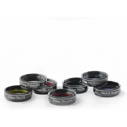 مجموعه فیلترهای رنگی هفت تایی سیارات نایت اسکای - موسسه طبیعت آسمان شب | فروشگاه تلسکوپ دوچشمی میکروسکوپ