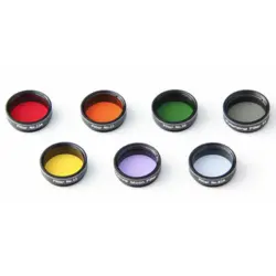 مجموعه فیلترهای رنگی ۷ تایی ماه و سیارات اسکای‌واچر - موسسه طبیعت آسمان شب | فروشگاه تلسکوپ دوچشمی میکروسکوپ