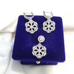 نیم ست گلوله برفی | نقره با تخفیف عالی 30% ✅