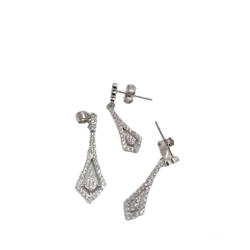 نیم ست برلیان – دخترانه نقره شیک | 30 % تخفیف ✅