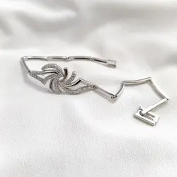 خرید دستبند نقره زنانه - مدل ایتالیایی شیک | با 25٪ تخفیف ✅