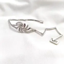 خرید دستبند نقره زنانه - مدل ایتالیایی شیک | با 25٪ تخفیف ✅