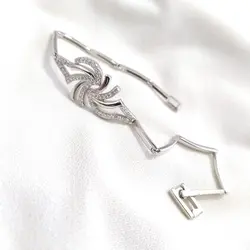 خرید دستبند نقره زنانه - مدل ایتالیایی شیک | با 25٪ تخفیف ✅