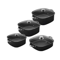 خرید سرویس پخت و پز 8 پارچه چهارگوش تک ظرف مدل 444 با بهترین قیمت 2 آبان 1402