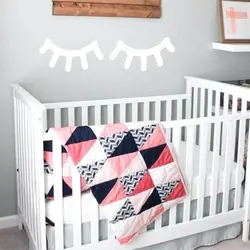 استیکر چوبی پلک دکور اتاق کودک