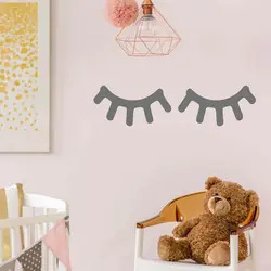 استیکر چوبی پلک دکور اتاق کودک