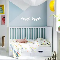 استیکر چوبی پلک دکور اتاق کودک