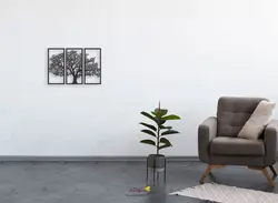 استیکر دیواری درخت پاییزی