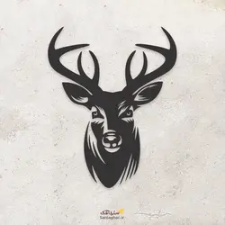 استیکر دیواری سرگوزن تو پر