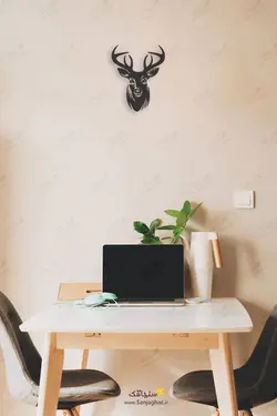 استیکر دیواری سرگوزن تو پر