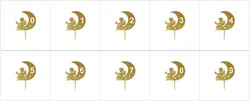 تاپر کیک اعداد انگلیسی مدل فرشته کوچولو