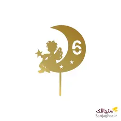 تاپر کیک اعداد انگلیسی مدل فرشته کوچولو
