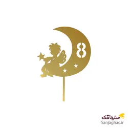 تاپر کیک اعداد انگلیسی مدل فرشته کوچولو