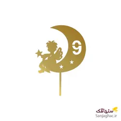 تاپر کیک اعداد انگلیسی مدل فرشته کوچولو