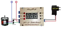 ترموستات دیجیتال + تایمر+ فن