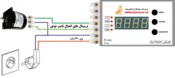 ترموستات پنج کاره دیجیتال