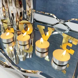 قیمت و خرید شمع وارمر طرح LOVE بسته 4 عددی | النسی