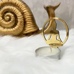 قیمت و خرید شمع وارمر النسی طرح بودا مدل D-027 | اِلنسی