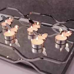 قیمت و خرید شمع وارمر تکی النسی طرح پروانه | اِلنسی