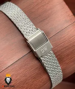 ساعت زنانه دنیل ولینگتون چهارگوش استیل صفحه سفید Daniel Wellington Quadro 422 - فروشگاه ساعت مستر اسپشیال