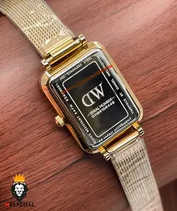 ساعت زنانه دنیل ولینگتون چهارگوش رزگلد صفحه سبز Daniel Wellington Quadro 421 - فروشگاه ساعت مستر اسپشیال