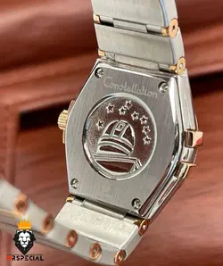 ساعت مچی زنانه امگا کانسلیشن صفحه صدف رزگلد قاب نگین OMEGA CONSTELLATION 4215 - فروشگاه ساعت مستر اسپشیال