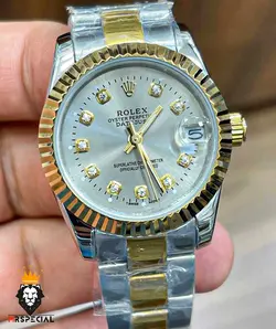 ساعت مچی زنانه رولکس مدل دیت جاست اتوماتیک 01055 ROLEX DATEJUST DIAMOND - فروشگاه ساعت مستر اسپشیال