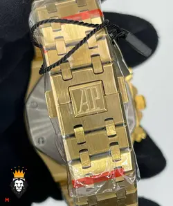 ساعت مچی ست اودمار پیگه تک موتوره طلایی صفحه ابی 2215 AUDEMARS PIGUET ROYAL - فروشگاه ساعت مستر اسپشیال
