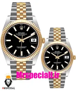 ساعت مچی ست مردانه و زنانه رولکس دیت جاست اتوماتیک 00918 ROLEX DATEJUST - فروشگاه ساعت مستر اسپشیال