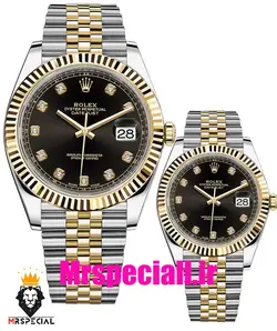 ساعت مچی ست مردانه و زنانه رولکس دیت جاست اتوماتیک 0835 ROLEX DATEJUST - فروشگاه ساعت مستر اسپشیال
