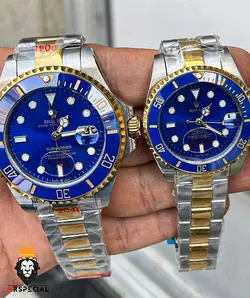 ساعت مچی ست مردانه و زنانه رولکس ساب مارینر 01085 Rolex Sub mariner - فروشگاه ساعت مستر اسپشیال