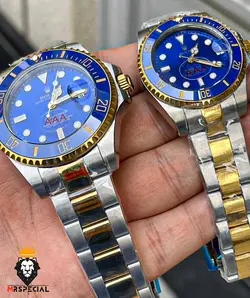 ساعت مچی ست مردانه و زنانه رولکس ساب مارینر 01085 Rolex Sub mariner - فروشگاه ساعت مستر اسپشیال