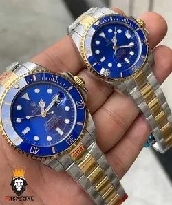 ساعت مچی ست مردانه و زنانه رولکس ساب مارینر 01085 Rolex Sub mariner - فروشگاه ساعت مستر اسپشیال