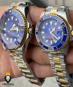 ساعت مچی ست مردانه و زنانه رولکس ساب مارینر 01085 Rolex Sub mariner - فروشگاه ساعت مستر اسپشیال