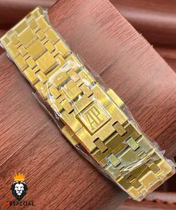 ساعت مچی مردانه اودمار پیگه کرنوگراف طلایی صفحه ابی AUDEMARS PIGUET ROYAL 4414 - فروشگاه ساعت مستر اسپشیال