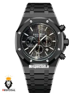 ساعت مچی مردانه اودمار پیگه مشکی AUDEMARS PIGUET ROYAL 0975 - فروشگاه ساعت مستر اسپشیال