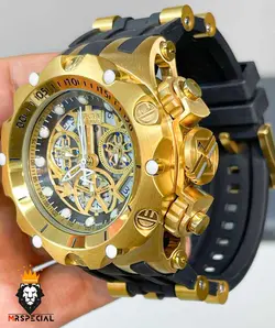 ساعت مچی مردانه اینویکتا هیبرید طلایی رابر INVICTA Hybrid 01113 - فروشگاه ساعت مستر اسپشیال
